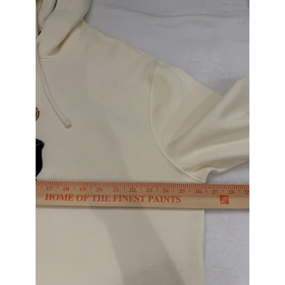 NEW Polo Ralph Lauren Polo Bear Hoodie Cream Off-White Fleece Sweatshirt XLT NWT
